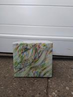 Antieke Leerdam Glazen Kubus Pot - 1920, Verzenden