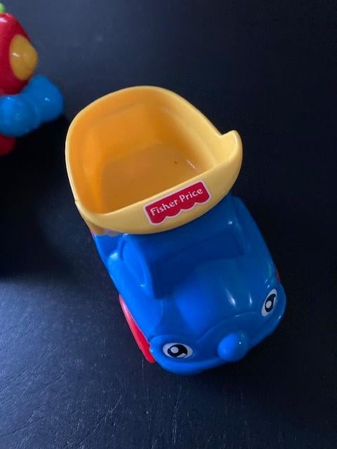 Fisher price auto / kiepauto / zandauto, Ophalen of Verzenden, Zo goed als nieuw, Speelset
