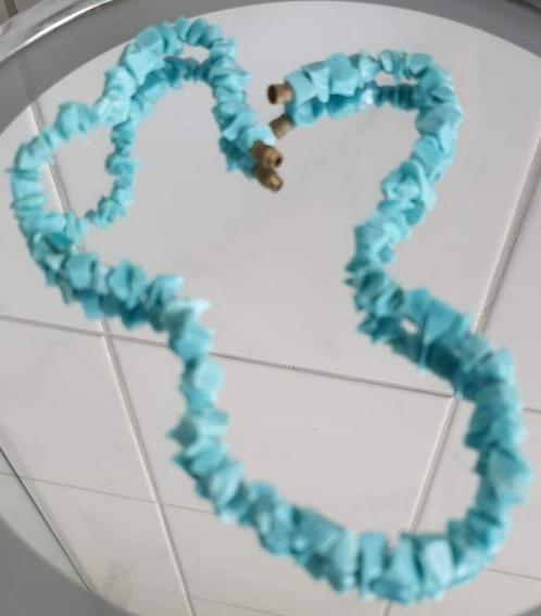 Geërfd. Antieke mooi Toerkoois Ketting., Sieraden, Tassen en Uiterlijk, Kettingen, Verzenden