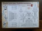 bouwplaat Symbolica speelpaleis (De Efteling /AH), Hobby en Vrije tijd, Ophalen of Verzenden, Nieuw, 1:200 of kleiner, Overige merken