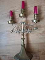 2 Stuks Zware Kandelaars, Antiek en Kunst, Ophalen of Verzenden, Koper of Brons