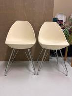 2 Italiaanse Design Stoelen - Haarlem Noord, Huis en Inrichting, Stoelen, Ophalen, Kunststof, Gebruikt, Twee