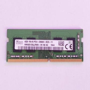 SK Hynix 4GB DDR4 Laptop geheugen beschikbaar voor biedingen