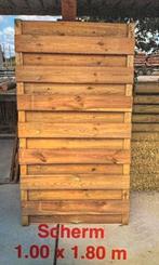 Houten schermen, Ophalen, 1 tot 2 meter, Minder dan 3 meter, Nieuw