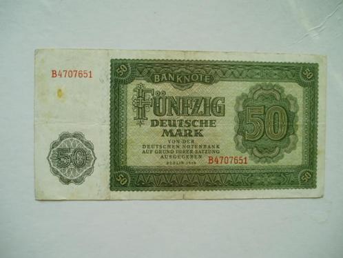 1204. Oost Duitsland, 50 deutsche mark 1948., Postzegels en Munten, Bankbiljetten | Europa | Niet-Eurobiljetten, Los biljet, Duitsland