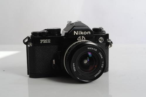 nikon FM2 met nikkor 20mm F3.5 ais, Audio, Tv en Foto, Fotocamera's Analoog, Gebruikt, Spiegelreflex, Nikon, Ophalen of Verzenden