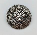 Vintage Keltische broche zilver gemerkt Bretagne P.Peron, Sieraden, Tassen en Uiterlijk, Antieke sieraden, Verzenden, Zilver, Broche
