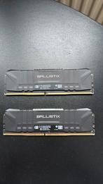 Ballistix Crucial 2x 8GB DDR4 3600 RAM sticks, Gebruikt, DDR4, Ophalen of Verzenden, Desktop