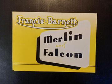 Francis-Barnett Merlin Falcon 1951 folder dealer brochure beschikbaar voor biedingen