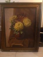 Bloemen op vaas stilleven H van Leeuwen chrysanten, Ophalen