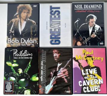Diverse muziek DVD beschikbaar voor biedingen