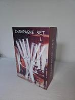 Champagne glazen (6) zonder voet, glazen houder, Verzamelen, Glas en Borrelglaasjes, Ophalen of Verzenden, Zo goed als nieuw, Overige typen