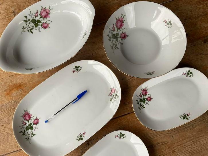 Johann Seltmann 5 schalen  servies, Antiek en Kunst, Antiek | Servies compleet, Ophalen