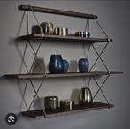 Bolia wandrek set - wandplanken set - walnoot staal X shelf, Ophalen, Nieuw
