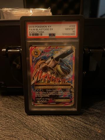 M Blastoise EX #102 PSA 10 - Evolutions beschikbaar voor biedingen