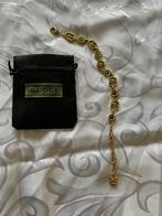 Gucci armband 22cm, Nieuw, Goud, Staal, Ophalen of Verzenden