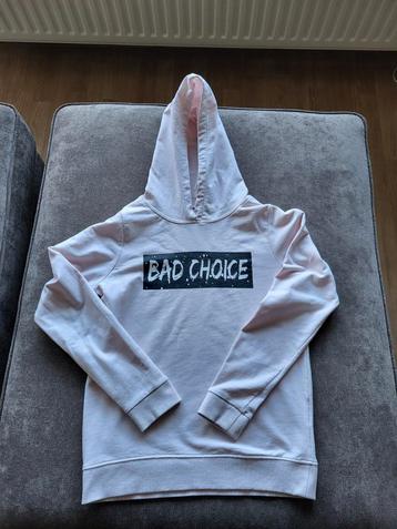 lichtroze hoodie bad choise mt 152