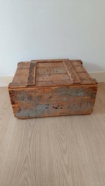 3 stuks Verkade Zaandam Houten Kist - Vintage Decoratie beschikbaar voor biedingen