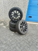 Audi A5 velgen 18 inch black Winterbanden, 18 inch, Gebruikt, Banden en Velgen, Personenwagen