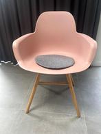 3 roze Zuiver Albert Kuip armstoelen, Huis en Inrichting, Gebruikt, Overige kleuren, Drie, Ophalen
