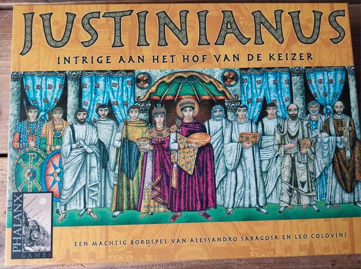 Justinianus Bordspel - Intrige aan het Hof!, Hobby en Vrije tijd, Gezelschapsspellen | Bordspellen, Zo goed als nieuw, Ophalen of Verzenden