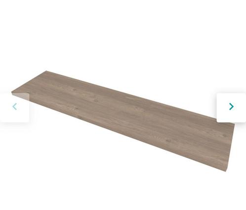 Nieuwe Wastafel 180 bij 46 cm midden bruin eiken, Huis en Inrichting, Badkamer | Badkamermeubels, Nieuw, Wasbak of Wastafel, Minder dan 100 cm