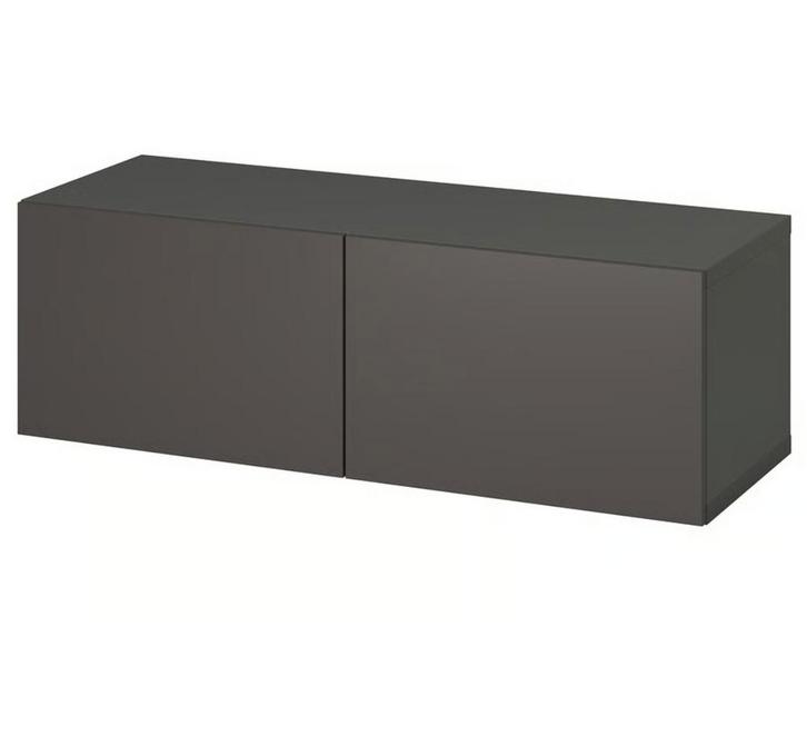 Ikea Besta kast 120cm grijs, Huis en Inrichting, Kasten | Wandmeubels, Zo goed als nieuw, Minder dan 100 cm, Minder dan 150 cm