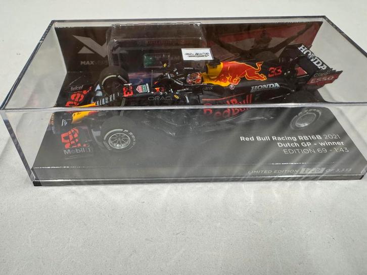 Max Verstappen RB16B 1:43 Nederlandse GP 2021 1728/3333, Hobby en Vrije tijd, Modelauto's | 1:43, Nieuw, Auto, MiniChamps, Ophalen of Verzenden