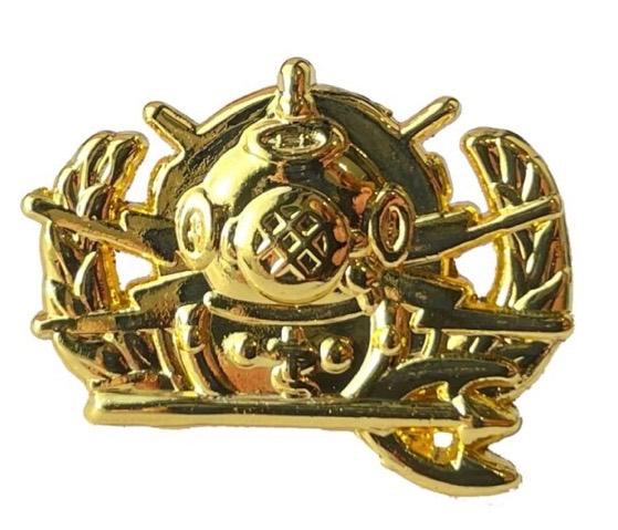 Commercieel Brevet Marine Explosieven opruimingsdienst, Verzamelen, Ophalen of Verzenden, Marine, Nederland, Embleem of Badge