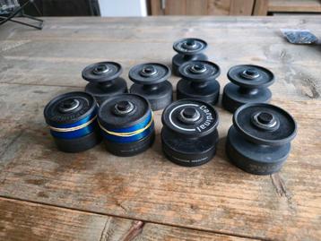 9 x Abu Cardinal 57 sweden spoel spoelen beschikbaar voor biedingen