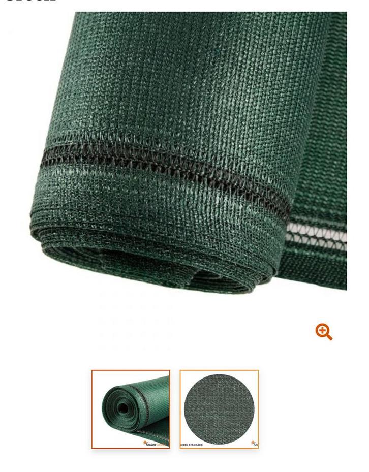 Rol schaduwgaas, windbreekdoek. 100 meter, donkergroen, Tuin en Terras, Tuinhekken en Hekwerk, Nieuw, Gaashekwerk, Kunststof, Ophalen