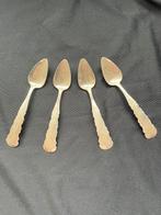 4 Antieke zilveren theelepels, J. Schijfsma Jz, Sneek 1865, Antiek en Kunst, Antiek | Goud en Zilver, Ophalen of Verzenden, Zilver
