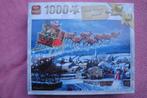 KING COLLECTION KERST PUZZLE  1.000 stukjes voor 2.50euro., Hobby en Vrije tijd, Denksport en Puzzels, Ophalen of Verzenden, 500 t/m 1500 stukjes