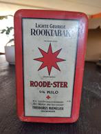 Vintage tabak blik Roode Ster, Ophalen of Verzenden, Gebruikt