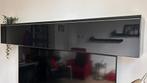 IKEA BESTA BURS TV Wandkast met Klepdeur Glanzend Zwart, Ophalen, Gebruikt, IKEA BESTA BURS, 150 tot 200 cm