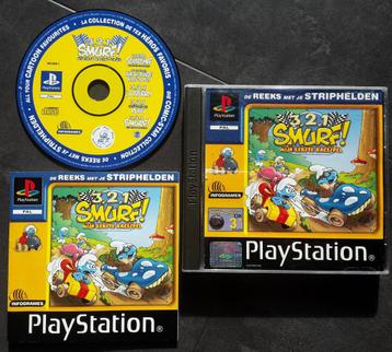 PS1 - 3.2.1... Smurf! - PlayStation 1 racing beschikbaar voor biedingen