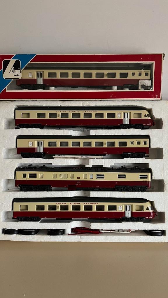 Lima voor Marklin TEE Gotthardo Wisselstroom 5 delig, Hobby en Vrije tijd, Modeltreinen | H0, Gebruikt, Locomotief, Wisselstroom