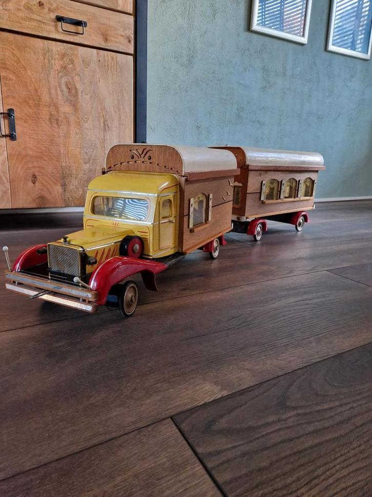 Antiek Handgemaakt Kermis Pipo Wagen Speelgoed, Antiek en Kunst, Antiek | Speelgoed, Ophalen
