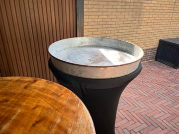 Vintage Metalen Dienblad 70 cm Decoratie Rustiek beschikbaar voor biedingen