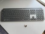 Logitech MX Keys Grey Windows Qwerty, Computers en Software, Toetsenborden, Multimediatoetsen, Ophalen of Verzenden, Zo goed als nieuw