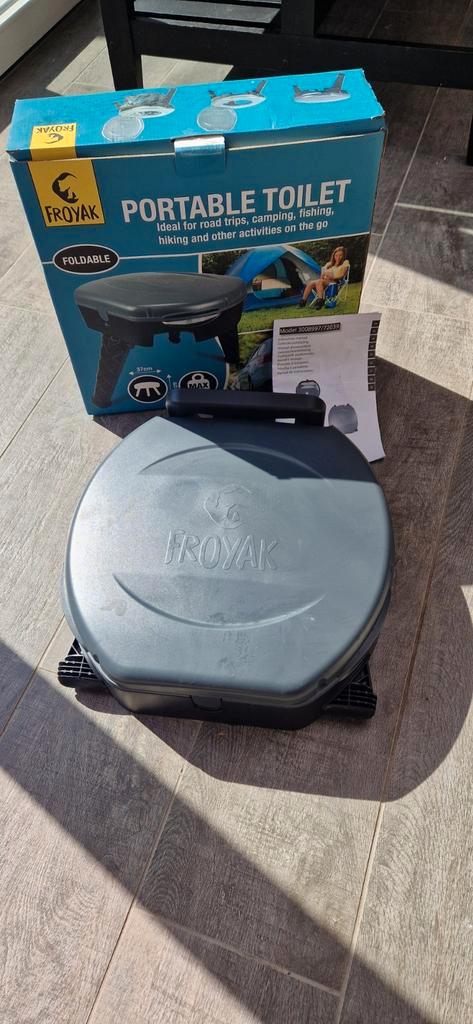 Froyak Draagbaar Toilet - Camping WC, Caravans en Kamperen, Kampeeraccessoires, Nieuw, Ophalen of Verzenden