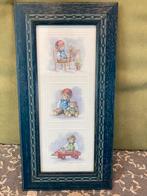 Vintage schilderijtje Peggy Tatcher Sibley (060824), Minder dan 50 cm, Ophalen of Verzenden, Zo goed als nieuw, Schilderij