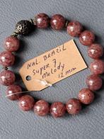 651 edelsteen Armband Natural Brazil Super Seven Melody 12mm, Sieraden, Tassen en Uiterlijk, Overige kleuren, Nieuw, Ophalen of Verzenden