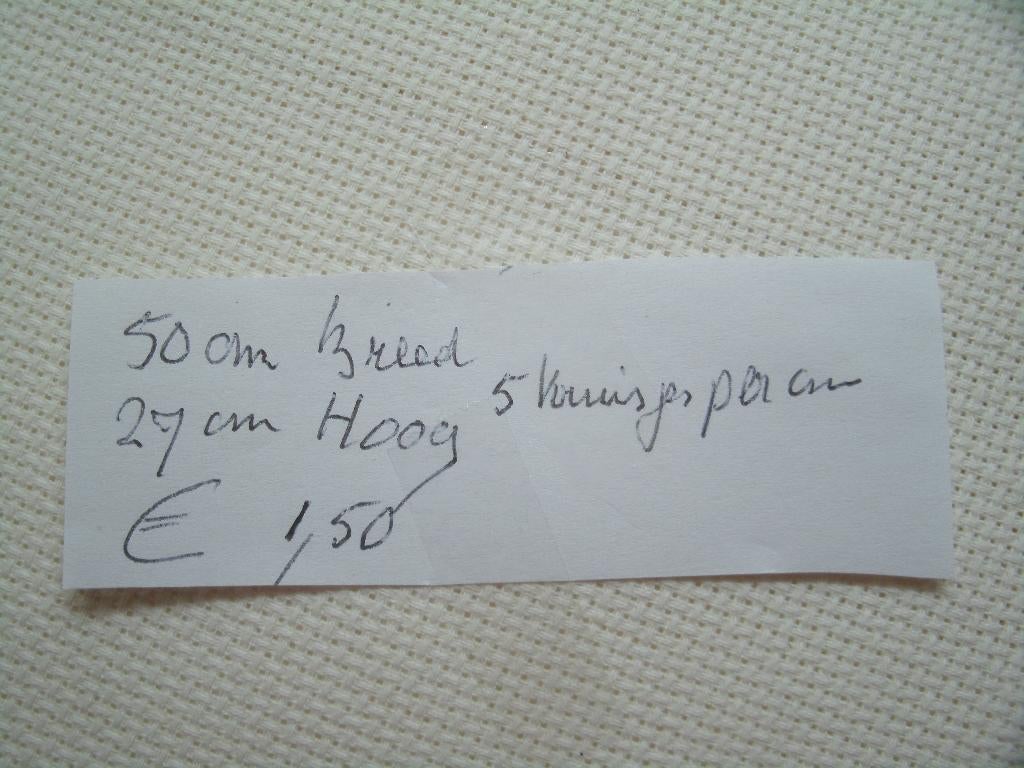 bg 74  50x27 5 kr 45 gr  1,50, Ophalen of Verzenden, Nieuw, Patroon