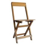 Partij retro vintage houten horeca klapstoelen STOKKUM.  159, Huis en Inrichting, Stoelen, Vijf, Zes of meer stoelen, Gebruikt
