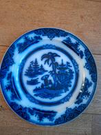 Antiek Blauw Wit Bord Petrus Regout Maastricht, Antiek en Kunst, Ophalen of Verzenden