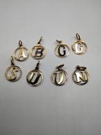 letter hangertjes verguld double kettinghanger nieuw, Overige materialen, Overige voorstellingen, Verzenden, Nieuw