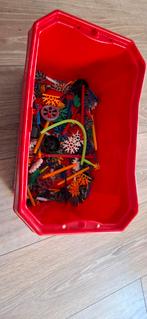 K'nex Bouwstenen in rode bak, Ophalen of Verzenden, Gebruikt, K'nex