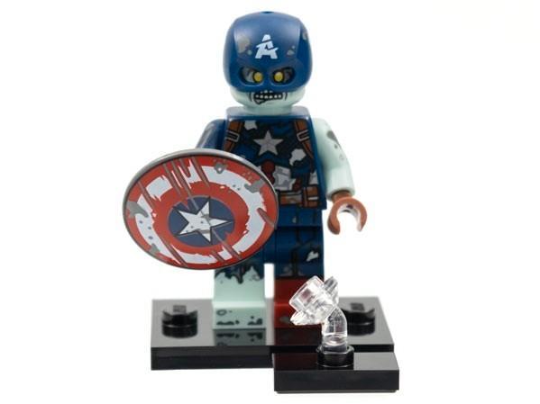 Zombie Captain America, Marvel Studios,  Series 1 - colmar-9, Kinderen en Baby's, Speelgoed | Duplo en Lego, Zo goed als nieuw