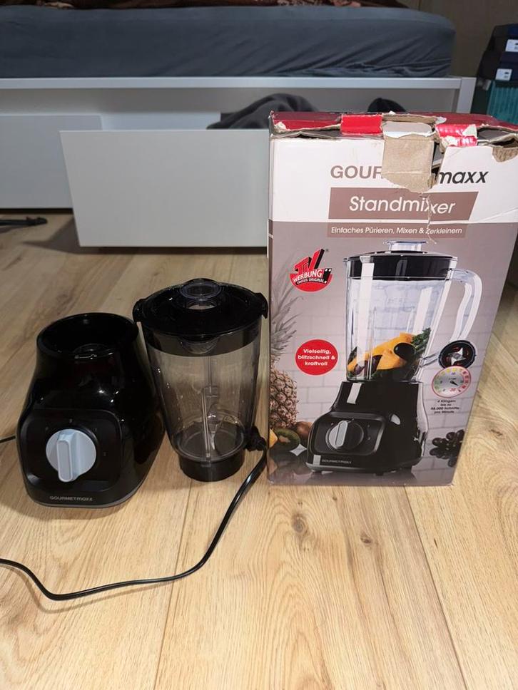 GOURMETmaxx Standmixer / Blender, Witgoed en Apparatuur, Blenders, Zo goed als nieuw, Blender, Ophalen of Verzenden